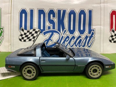 1984 corvette crossfire blue 1:24 Franklin Mint