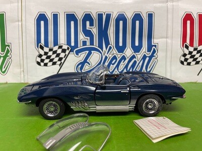1965 Corvette Mako Shark 001 1:24 Franklin Mint