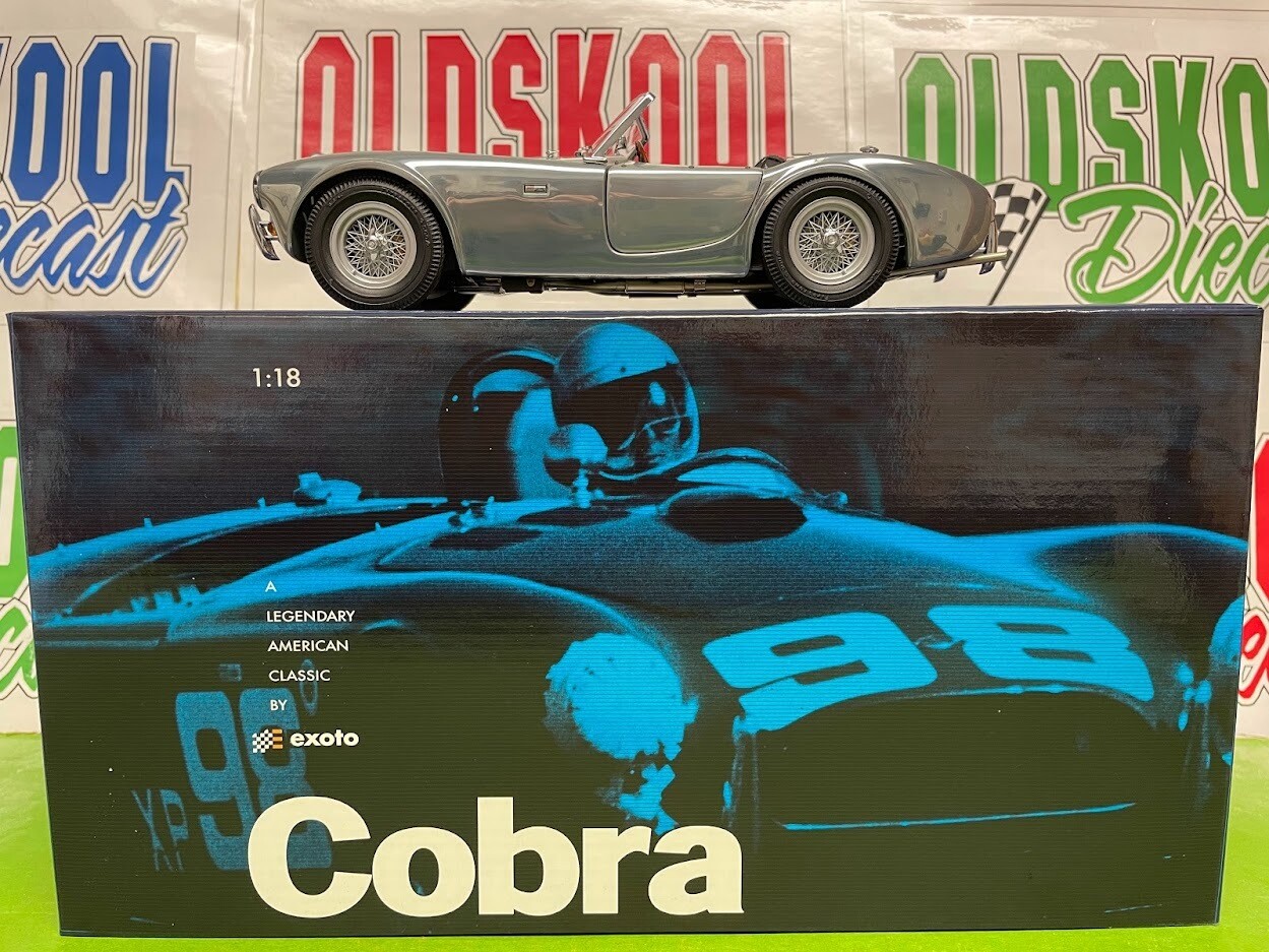 1962 SHELBY 260 EXOTO 1:18 SCALE RETIRED