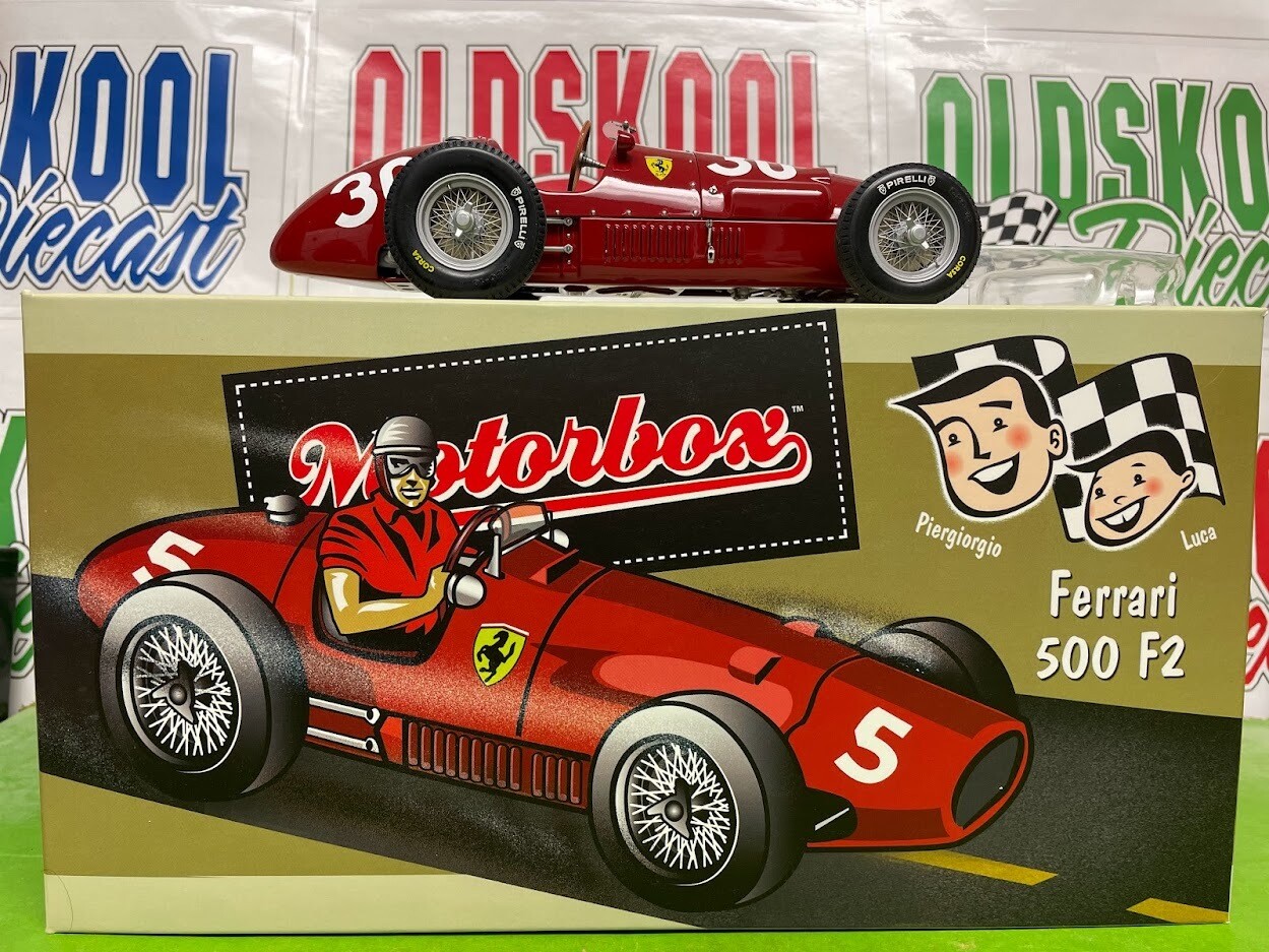 1952 Ferrari 500 f2 short nose Swiss grand prix winner 1:18 SCALE RETIRED