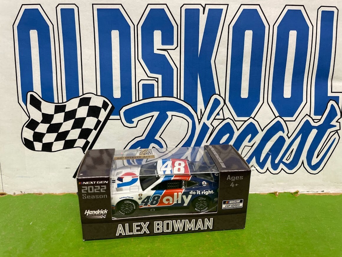 Alex Bowman #48 Ally Darlington Throwback 2022 Cup Series 1:64