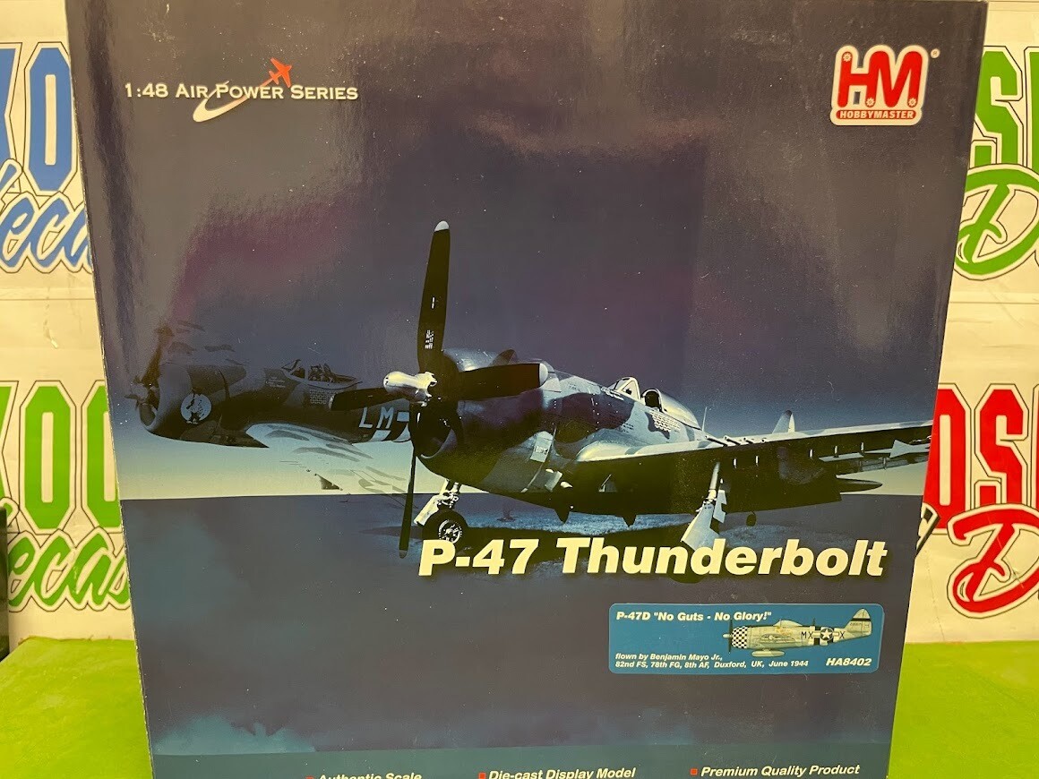 P-47D Thunderbolt &quot;No Guts No Glory&quot; Benjamin Mayo Jr HA8402 1:48 scale