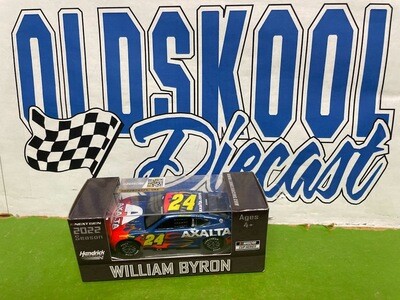 William Byron #24 Axalta Darlington Throwback 2022 Cup Series 1:64