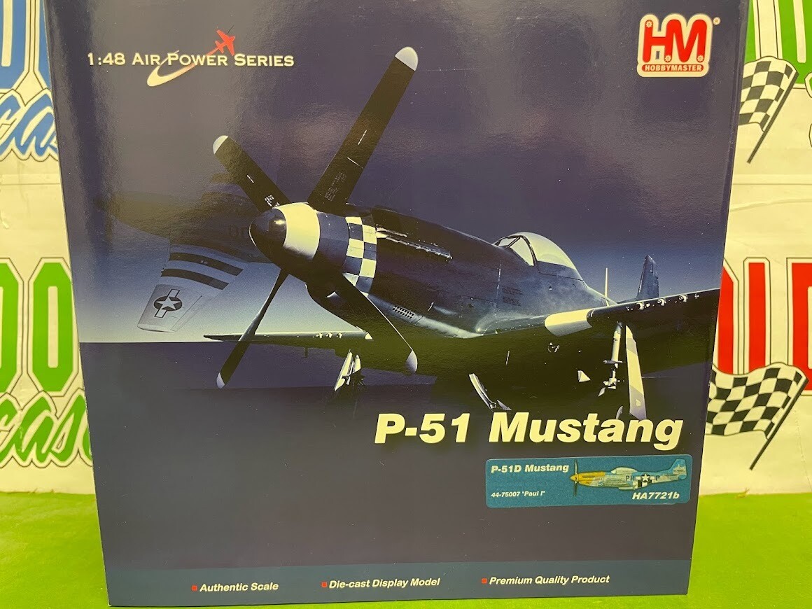 P-51 Mustang 44-75007 &quot;Paul 1&quot; HA7721b 1:48 Scale Air Power