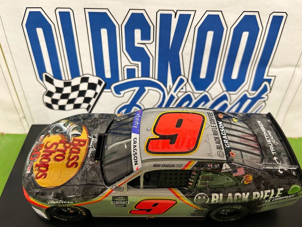 Noah Gragson #9 Bass Pro Shops/ True Timber/ Black Rifle Coffee Company Talladega 4/23/22 1:24