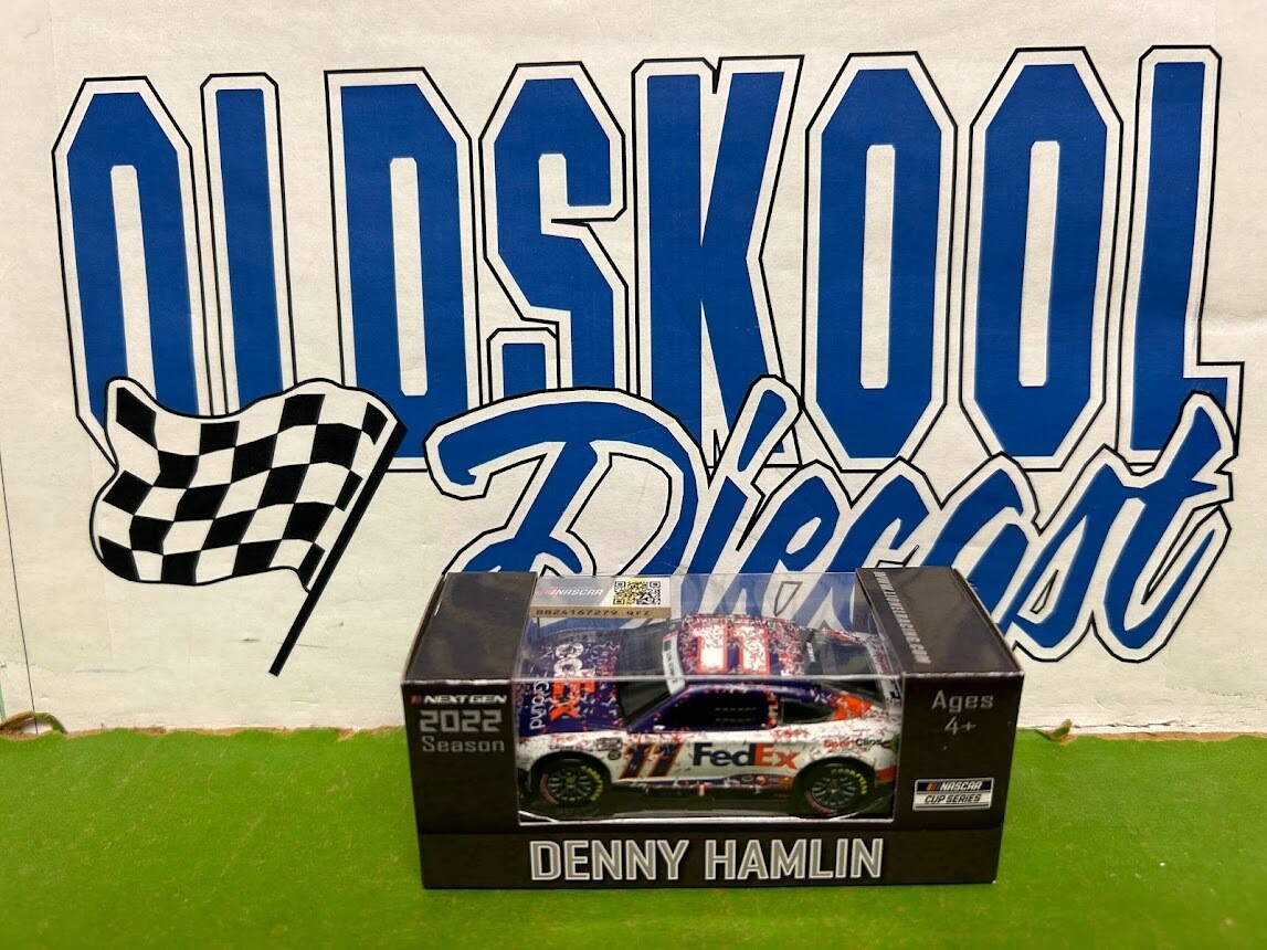 Denny Hamlin #11 FedEx Ground Charlotte 5/29 Race Win 2022 Cup Series 1;64
