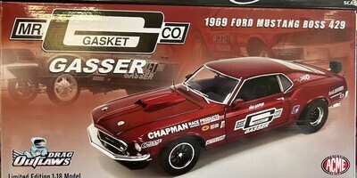 1969 GASSER FORD MUSTANG BOSS 429 - MR. GASKET-DRAG OUTLAWS 1:18 SCALE