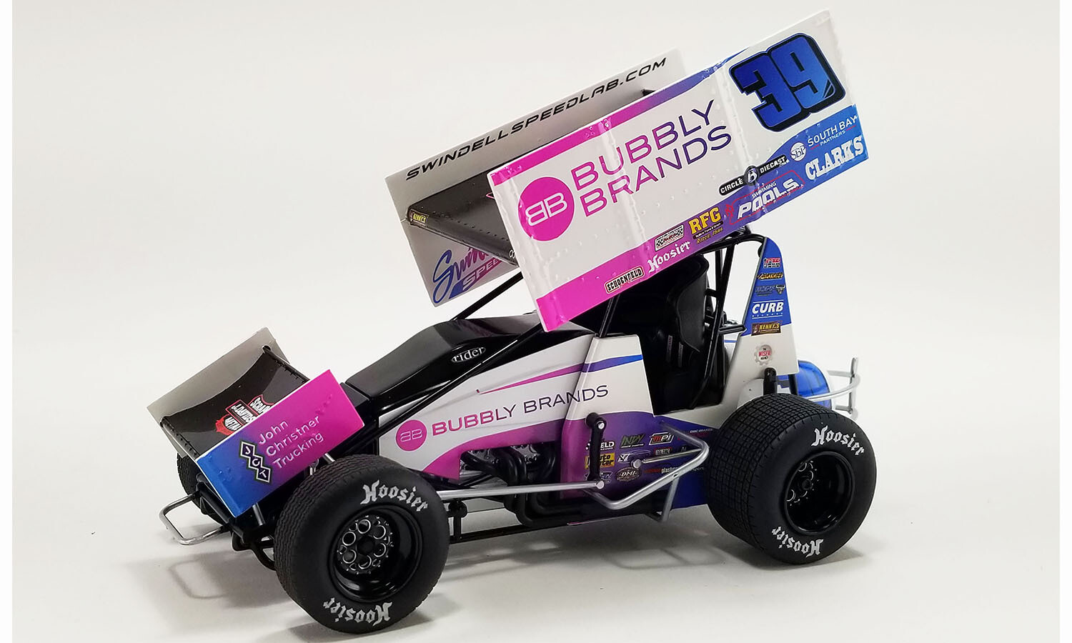 Bubbly Brands #39 Swindell Speedlab Winged Sprint Car 1:64 scale