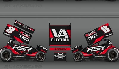 Aaron Reutzel #8 RSR 2023 Sprint Car 1:18 scale
