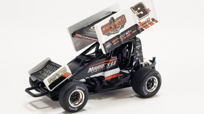 Brock Zearfoss #3Z Moose&#39;s LZ Bar &amp; Grill Sprint Car 1:50 scale