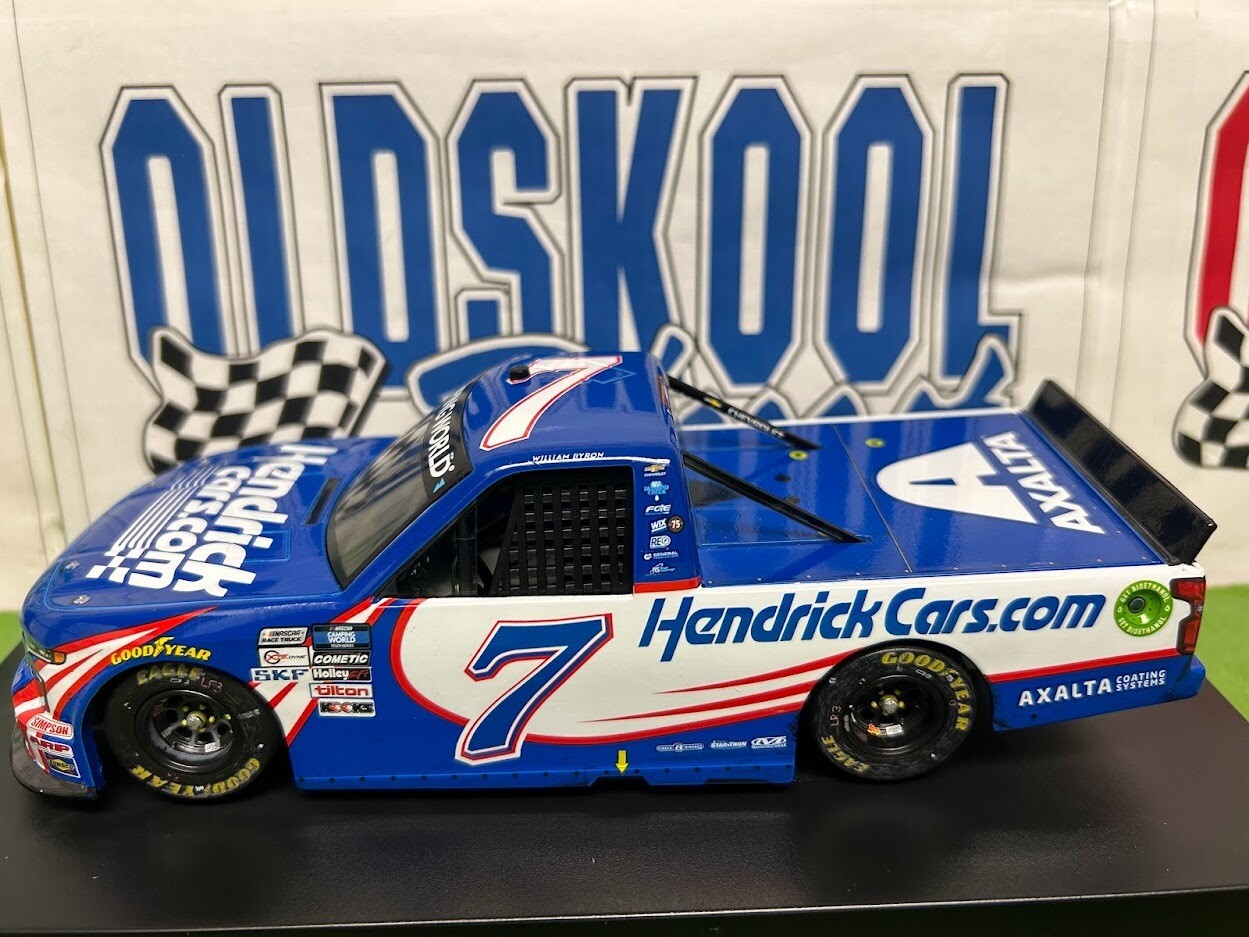 William Byron #7 HendricksCars.com Martinsville 4/7 Race win Craftsman Truck Series 2022 1:24 Scale