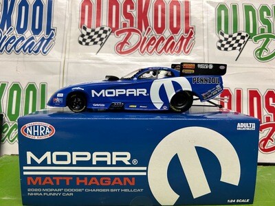 Matt Hagan Mopar Dodge Charger SRT Hell Cat 2020 Funny Car 1:24 Scale