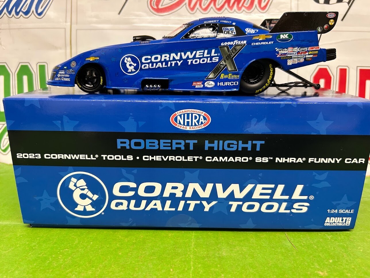 Robert Hight Cornwall Tools Chevrolet Camaro Funny Car NHRA 2023 1:24 scale