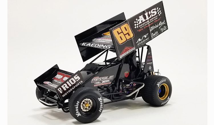 Bud Keading #69 Keading Performance 2022 Winged Sprint Car 1:18 scale