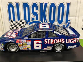 Mark Martin #6 1989 Stroh&#39;s Light Rockingham 10/22/89 First Cup Win 1:24 Scale