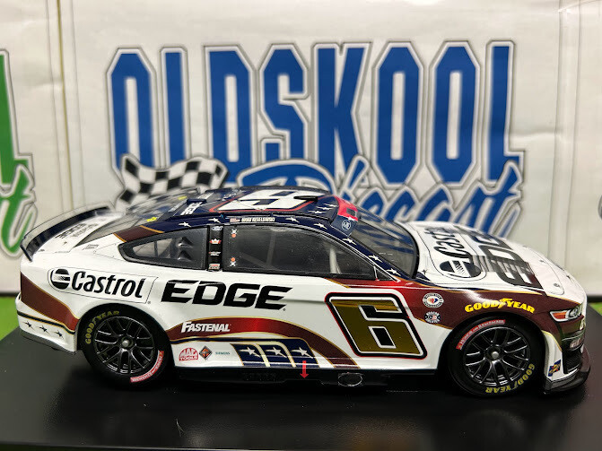 Brad Keselowski #6 Castrol Edge Salutes Foil Number 2023 Nascar Cup 1:24 scale