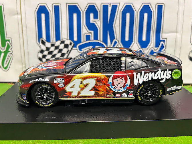 Noah Gragson #42 Wendys Baconator 2023 Nascar Cup 1:24