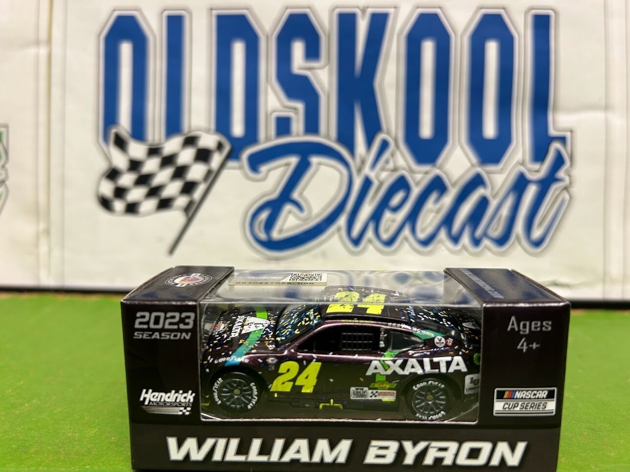 William Byron #24 Axalta Darlington Throwback 5/14 Race Win (#24 100th win) 2023 Cup 1:64