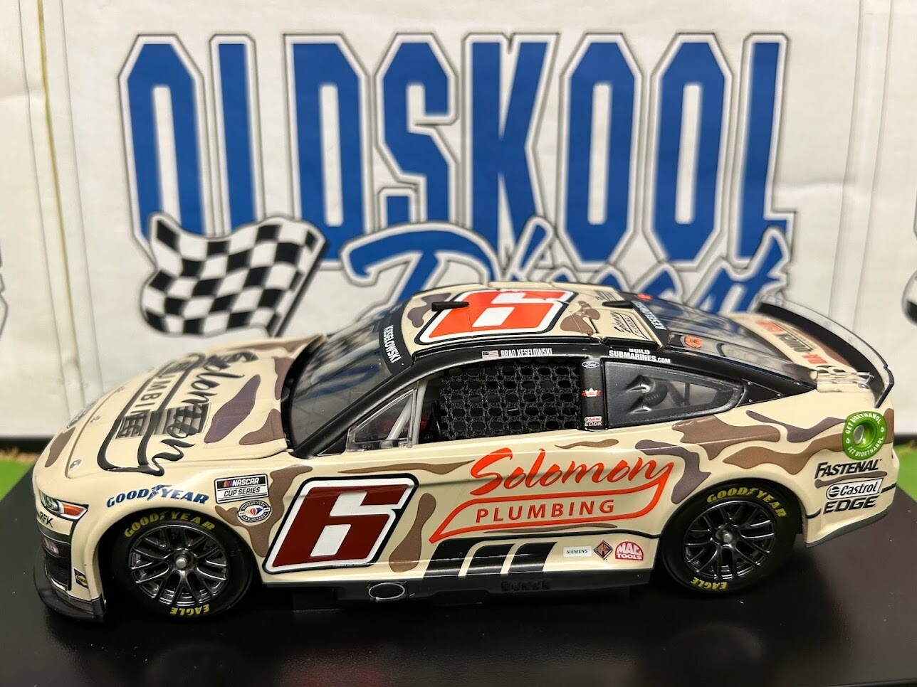 Brad Keselowski #6 Solomon Plumbing Camo Foil# 2023 Nascar Cup 1:24 scale