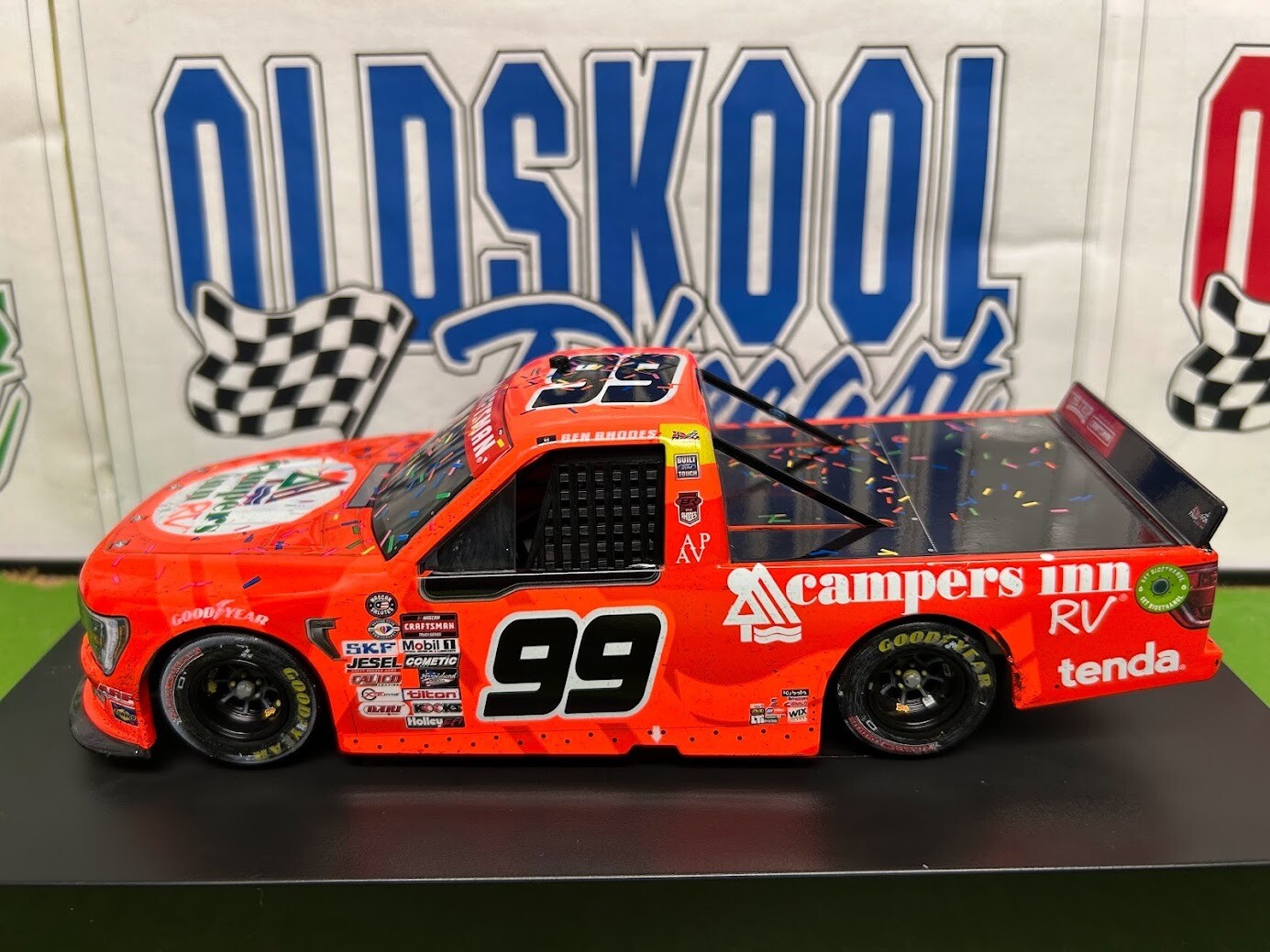 Ben Rhodes #99 Campers Inn RV Charlotte 5/26 Race Win 2023 Craftsman Truck Series 1:24