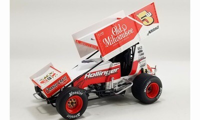 Lucas Wolfe #5W Old Milwaukee Sprint Car 2024 1:18 Scale