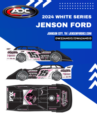 PREORDER Jenson Ford #24 Late Model Dirt 1:64 scale
