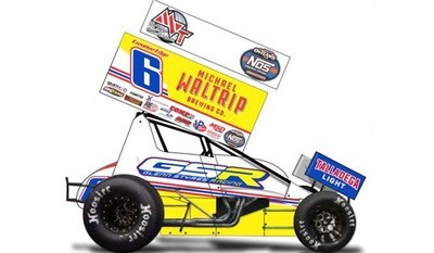 Bill Rose #6 Rose Racing / Michael Waltrip Brewing Co Sprint Car 2024 1:18