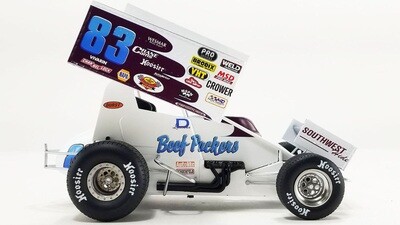 Danny Lasoski #83 Beef Packers Sprint 2024 1:18 Scale PREORDERS ONLY