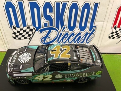 2023 Noah Gragson #42 Sunseekers North Wilkesboro 5/21 Checkers or Wreckers Nascar 1:24 Scale