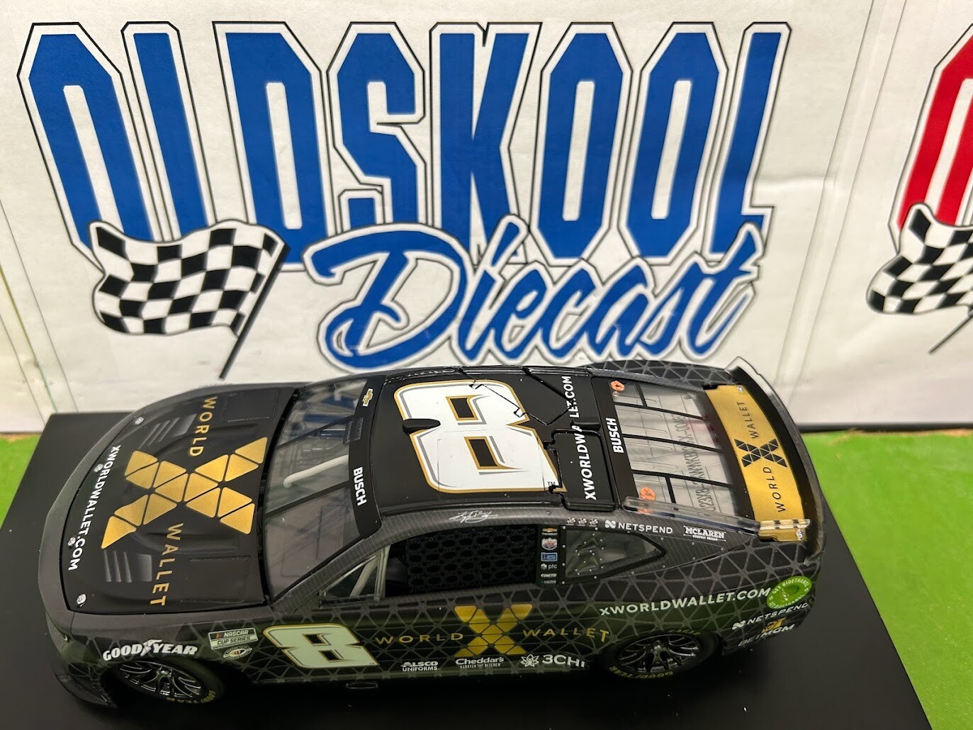 Kyle Busch #8 World Wallet 2023 Nascar Cup 1:24