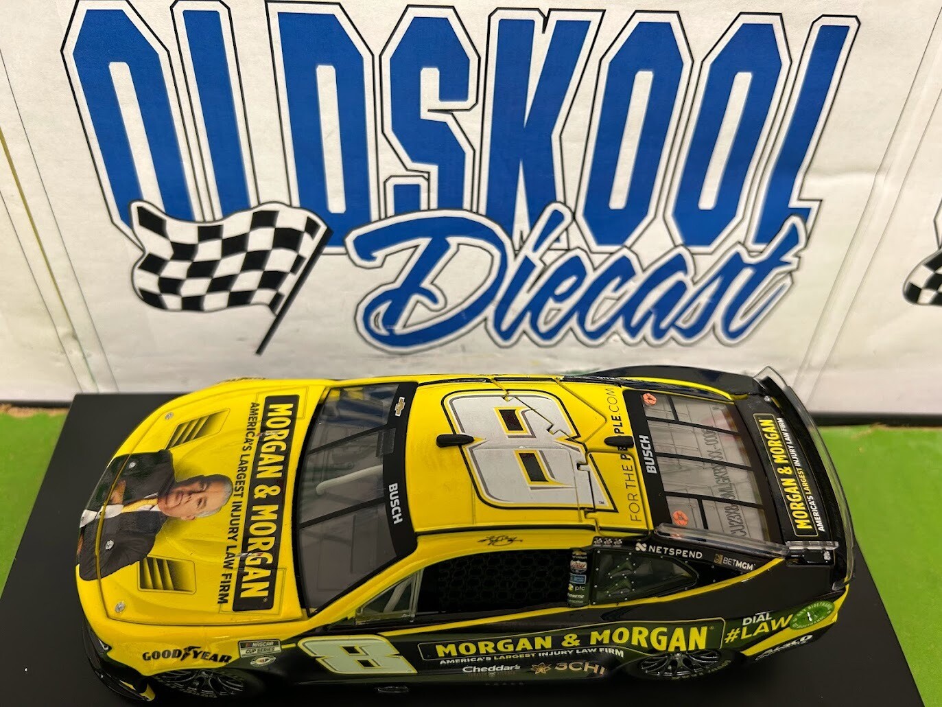 Kyle Busch #8 Morgan &amp; Morgan 2023 Nascar Cup 1:24