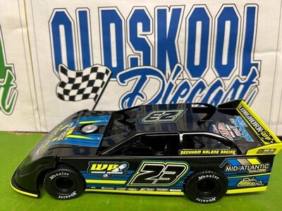 Malone Beckham #23 2023 World Short Track Champion Late Model Dirt 1:24 scale