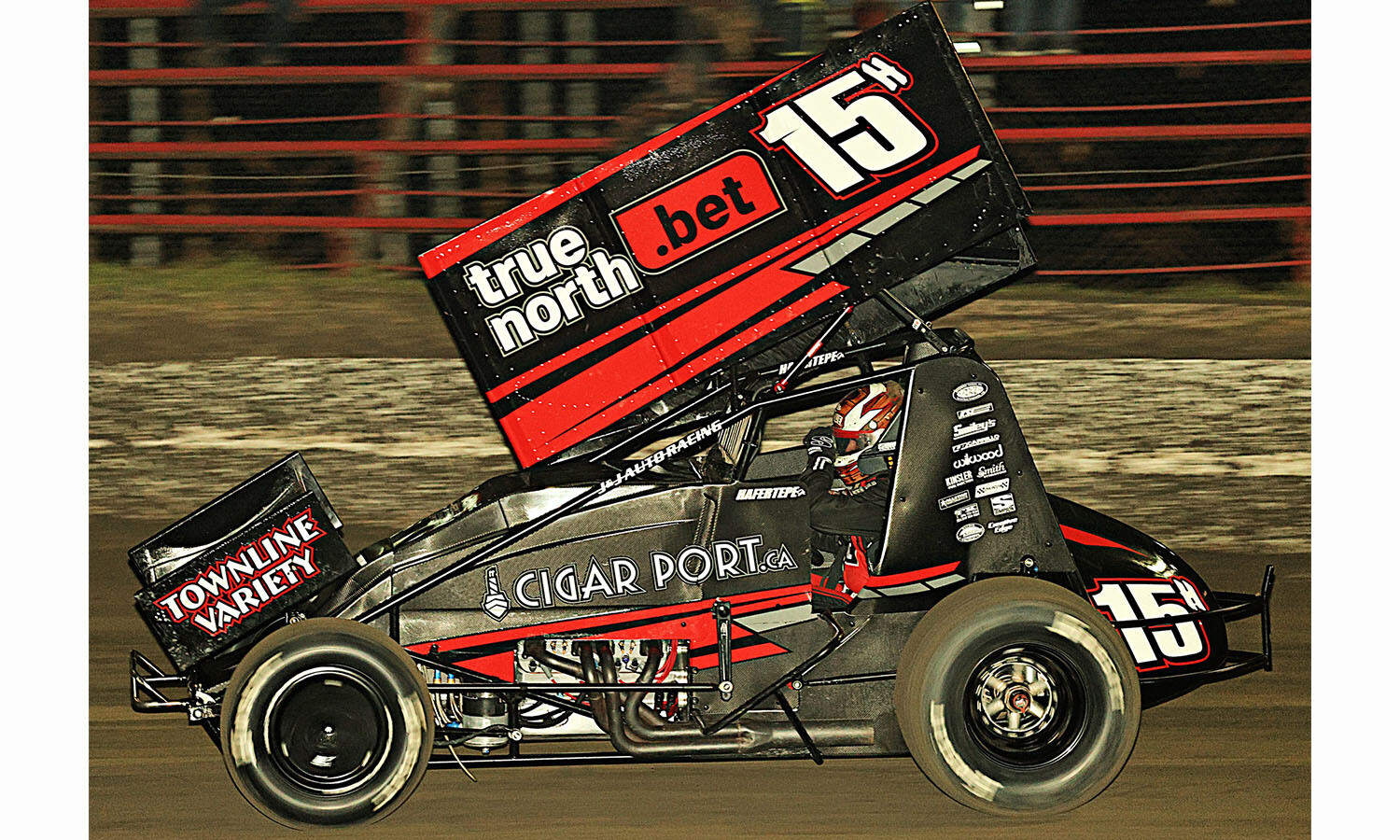 Sam Hafertepe JR #15H Hill&#39;s Racing Sprint Car 2024 1:18
