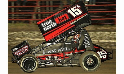 Sam Hafertepe JR #15H Hill&#39;s Racing Sprint Car 2024 1:18