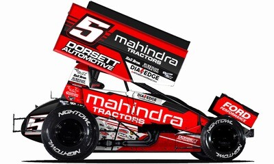 Chase Briscoe #5 Mahindra Tractors Sprint Car 2024 1:50 Scale
