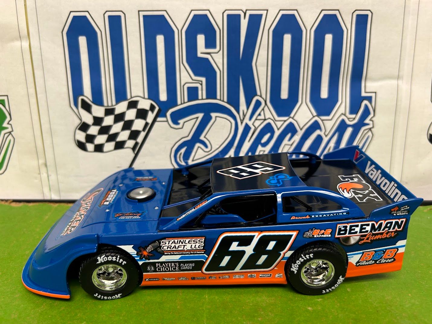 Adam Stricker #68 Stricker Auto Parts 2024 Late Model Dirt 1:24 scale