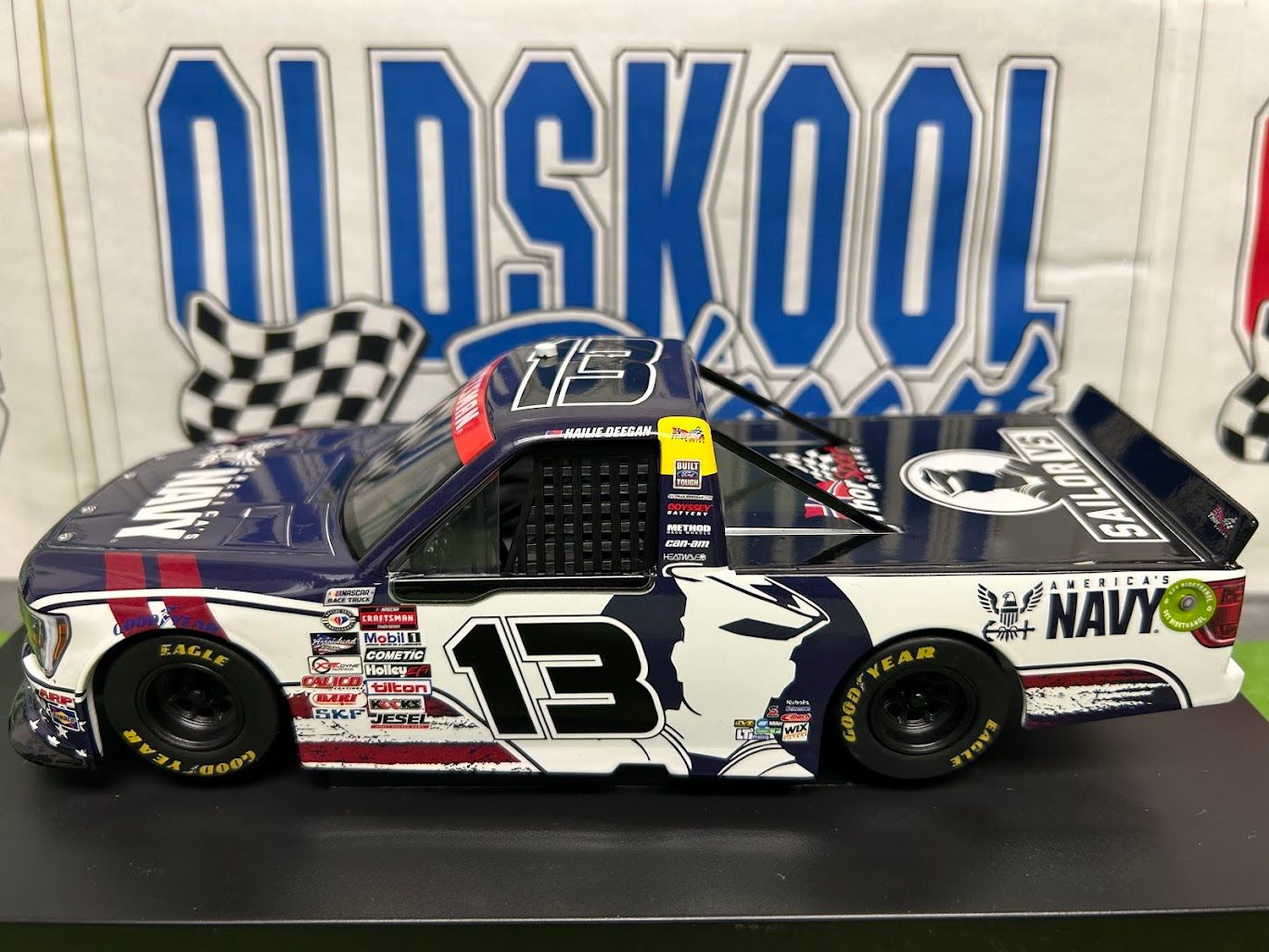 Hailie Deegan #13 American&#39;s Navy 2023 Craftsman Truck Series 1:24