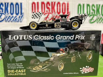 Emerson Fittipaldi #32 John Player Special Lotus 72D Quartzo / Sun Star 1:18 Scale