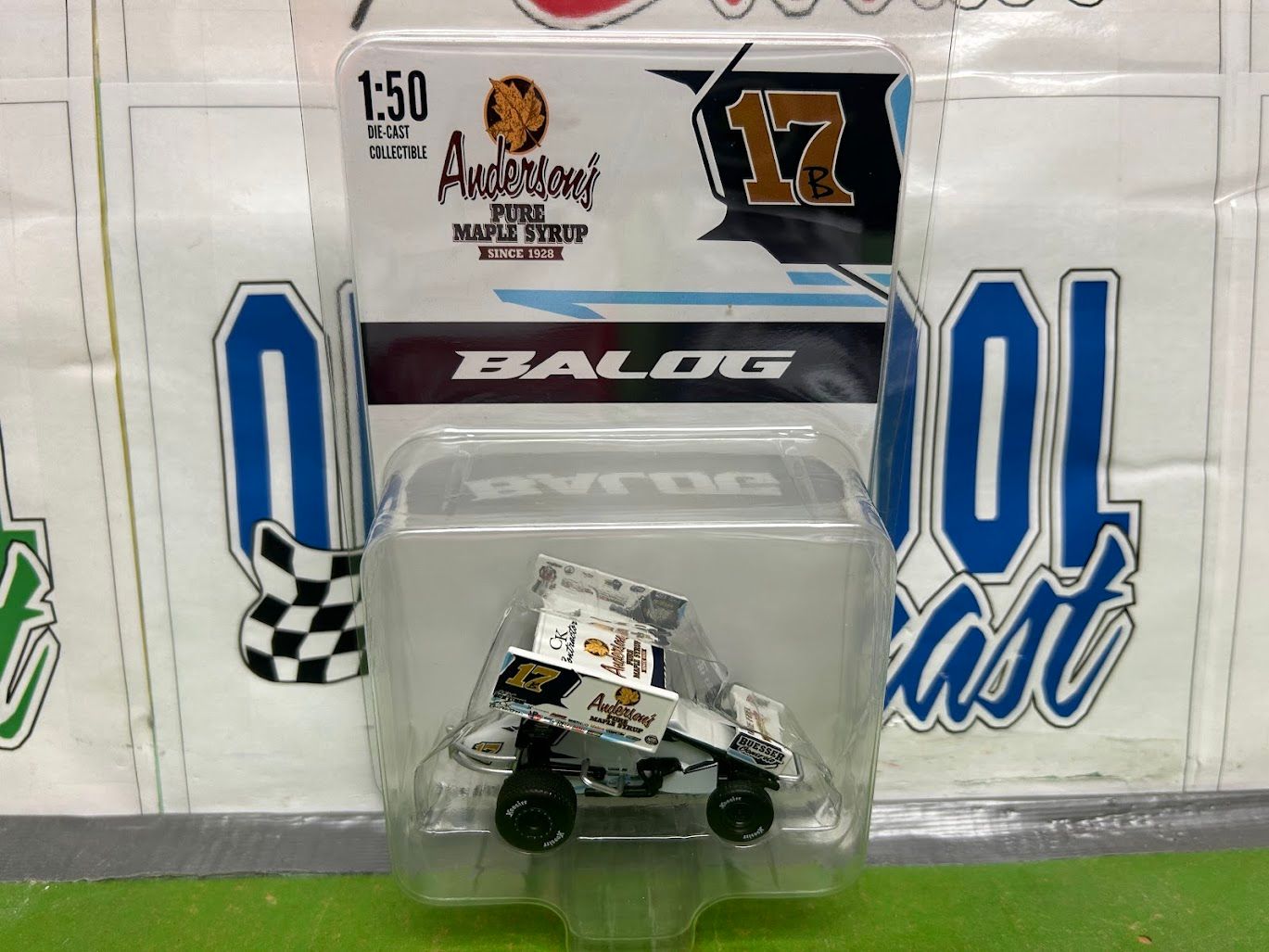 Bill Balog #17B Anderson&#39;s Pure Maple Syrup Sprint Car 2024 1:50 SCALE