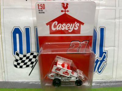 Brian Brown #21 Casey&#39;s General Store Sprint Car 2024 1:50 SCALE