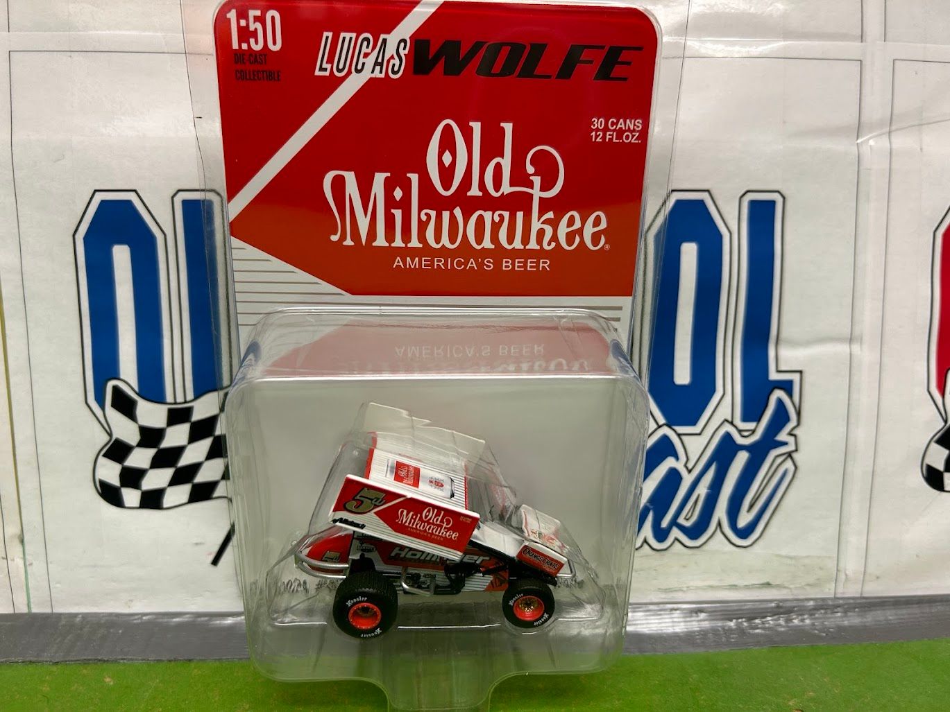 Lucas Wolfe #5W Old Milwaukee Sprint Car 2024 1:50 Scale
