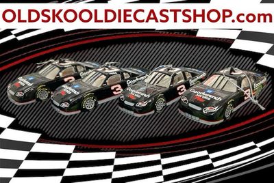 Dale Earnhardt Sr Hand Blown Glass Ornaments Set Of (4)
