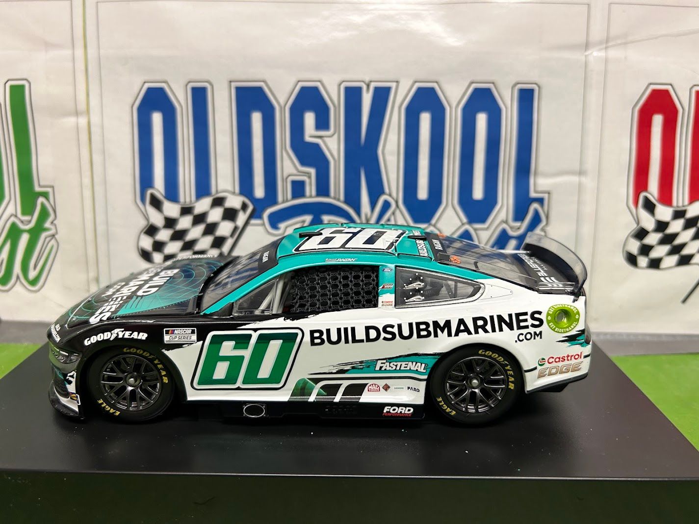 David Reagan #60 Build Submarines Autographed 2024 Nascar Cup 1:24