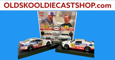 Chase Elliott #9/ Dale Jr.  #88 Unifirst / National guard Darlington Throwback 2024 Nascar Cup 1:24 2 CAR SET