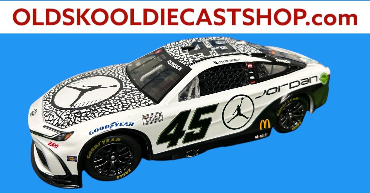 Tyler Reddick #45 Jordon Brand White 2024 Nascar 1:24