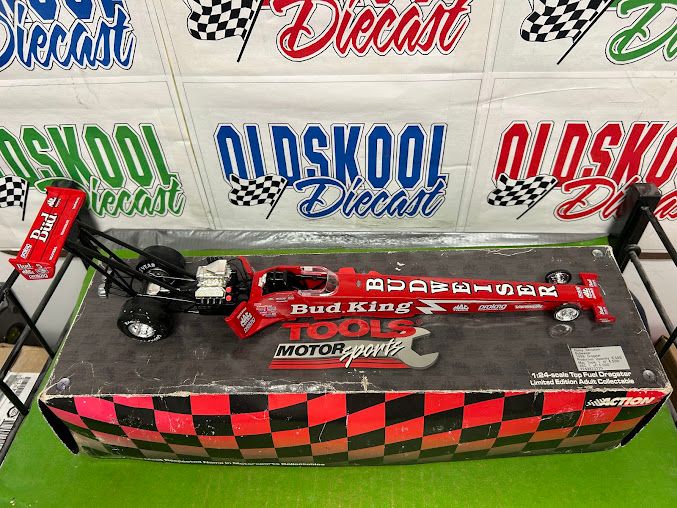 Kenny Bernstein Budweiser Mac Tools Collectors Club Top Fuel Dragster 1998 NHRA 1:24 scale