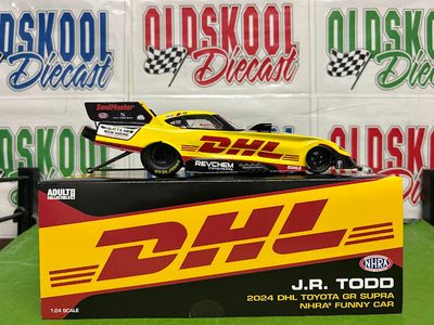 JR. Todd DHL Toyota Supra Funny Car 2024 1;24 NHRA