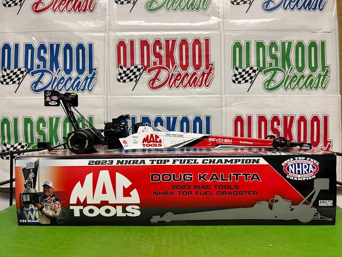 Doug Kalitta Mac Tools 2023 Championship Top Fuel Dragster 1;24