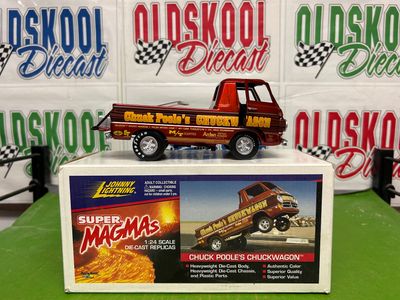 Johnny Lightning SUPER MAGMAS Chuck Poole&#39;s Chuckwagon 1998 1:24 scale