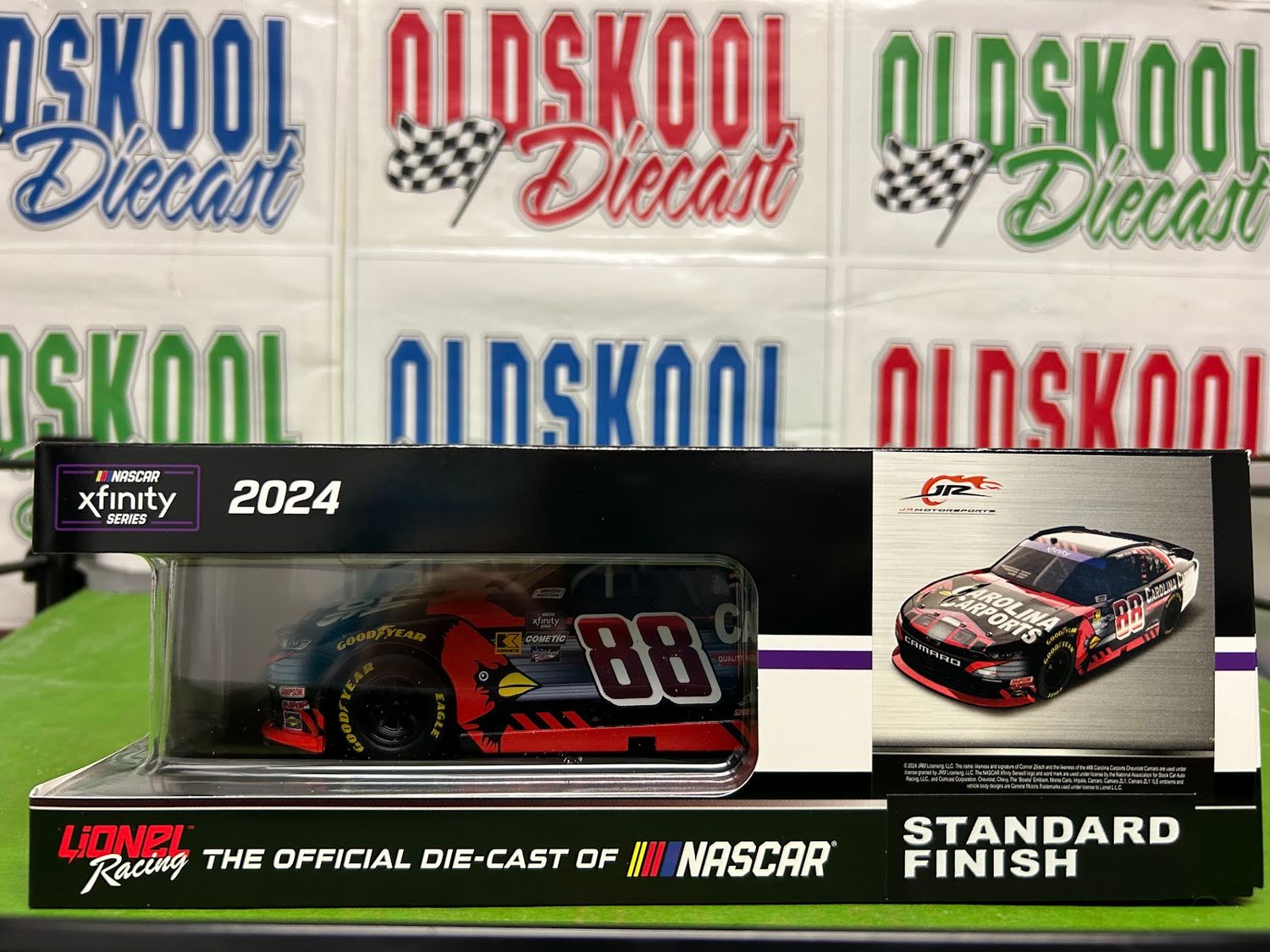 Connor Zilisch #88 Carolina Carports Foil Number 2024 Xfinity 1:24 scale